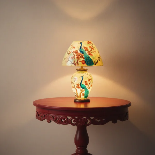 Peacock Theme Lamp | Size=20 Inch | Fine art designs