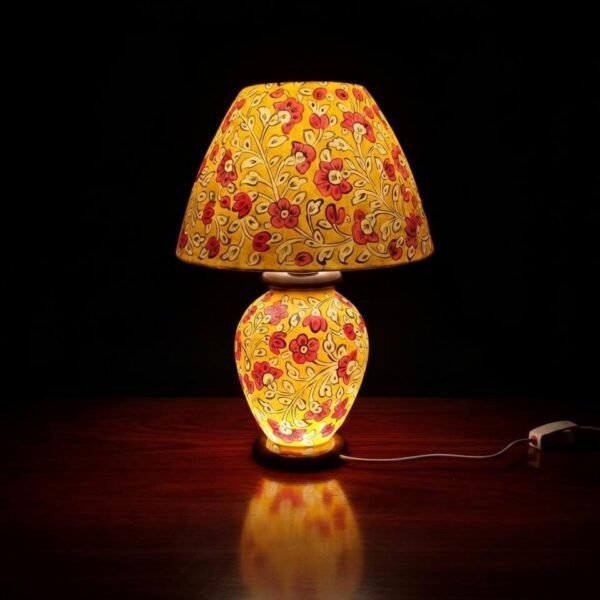 Traditional Theme Lamp | Camel Skin Lamp| Size = 20 Inch.